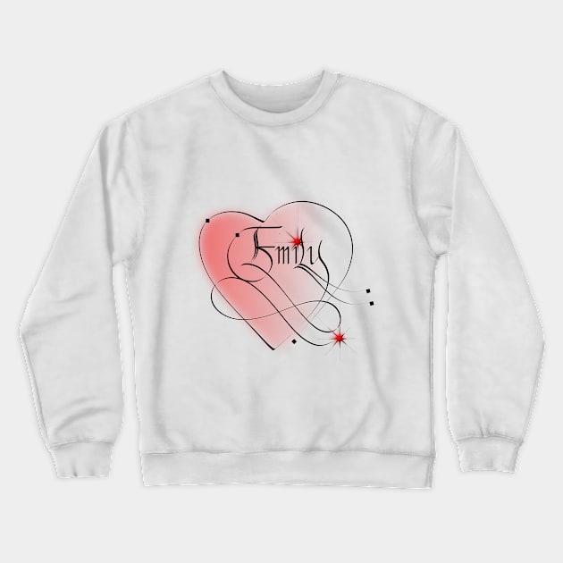 Emily - female name Crewneck Sweatshirt by AhMath